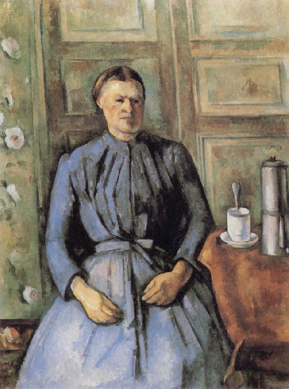 Paul Cezanne Woman with Coffee Pot oil painting image